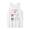 UK Makeup Union Jack Flag Explained Design Tank Top