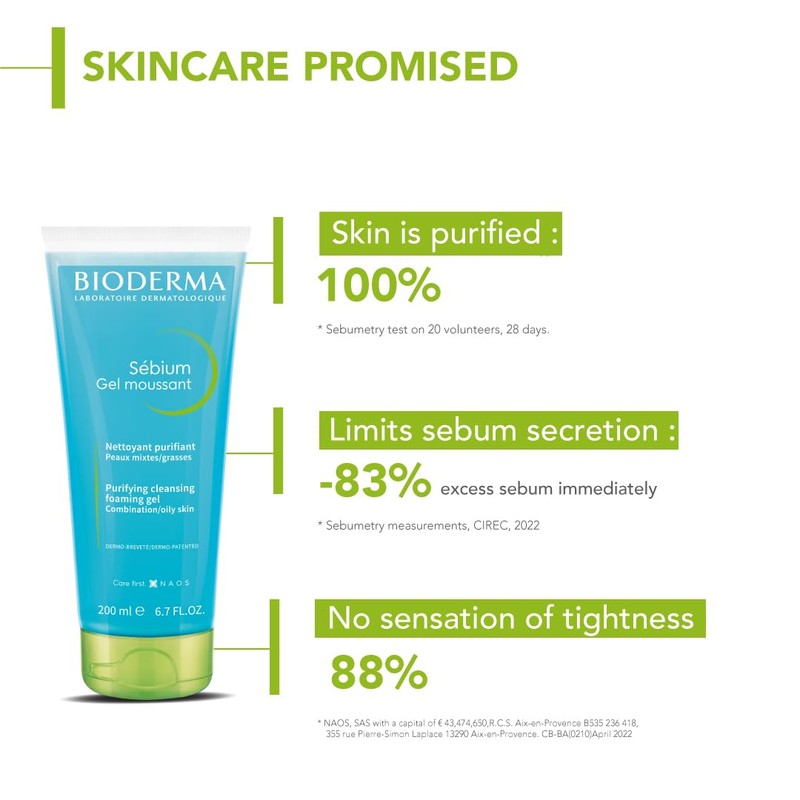 Bioderma Sébium Antioleosidade - Gel de Limpeza Facial 100ml