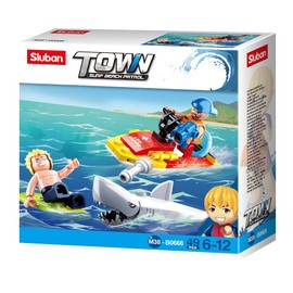 Sluban Clamping Blocks [M38-B0668 SL95529 Clamping Blocks, Multi Colour