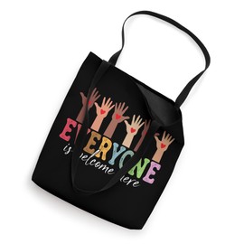 Everyone Is Welcome Here Support Idaho Teacher Equality Tote Bag