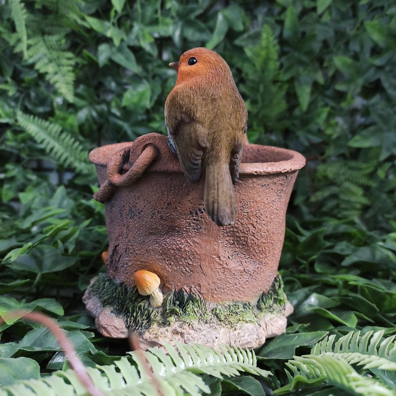 Vivid Arts - Robin on a Rusty Pale - BS-RB05-D