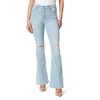 Jessica Simpson Women's Adored High Rise Flare Jean, Blinding Light,