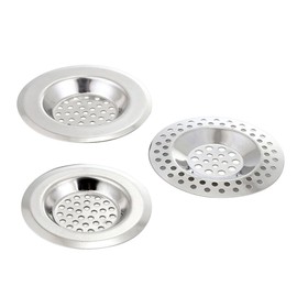Operitacx 4Pcs Stainless Steel Sink Strainers Filter Nets for Kitchen Sink Clogging Deodorized Drain Protectors Fits Sinks Durable and Easy to Install