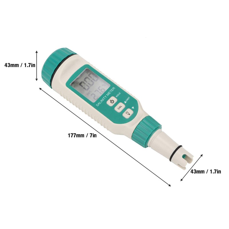 AR8012 Salinity Monitor Tester, Digital Salinity Meter, Salt Meter, Koi