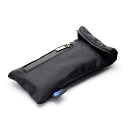 LITT Stash Bag Discreet Smell Proof Bag, Zip - Leather Storage Case - Odour Resistant Pouch - Portable Accessory Bag (Pocket Pouch with Tubes)