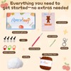 Amorloop Crochet Kit for Beginners – Easy-to-See Stitches Yarn, Pre-Started