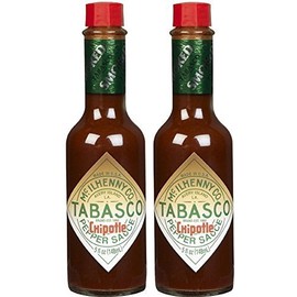 Tabasco Chipotle Smoked Red Jalapeno Pepper Sauce, 5 oz (Set of 2) by TABASCO brand