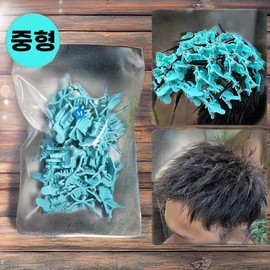 ADIPRO Hair Perm Dye Shampoo Hair Styling Spin Swallow Perm Clamp Clip Foil Perm Rod Men's Self Perm Root Perm Lot Blue Medium 25 Pieces 1 Set / 아디프로 헤어펌 염색샴푸 헤어스타일링 스핀스왈로펌 집게 클립 호일펌 롯드 남자 셀프 파마 뿌리펌 롯드 블루 중형25개 1세트