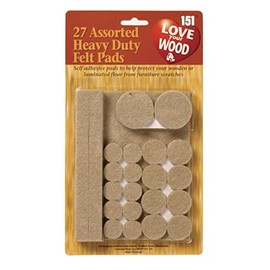 ASSORTED FELT PADS 27pk