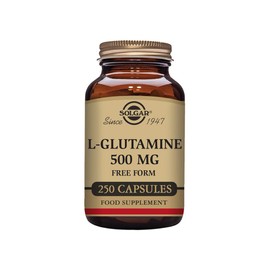 SOLGAR Solgar L-Glutamine 500 mg Vegetable Capsules - Pack of 250 - Fuel For Muscles - Supports An Active Healthy Lifestyle - Vegan and Gluten Free
