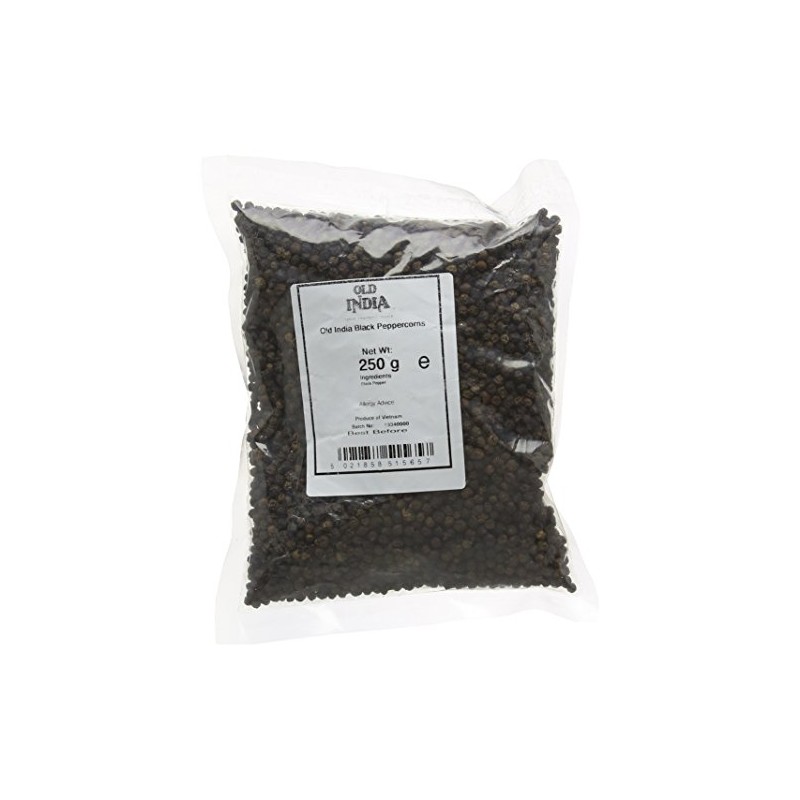 Old India Black Peppercorns 250 g