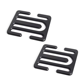 2 Stück Universal Auto Sicherheitsgurt Clip, Sicherheitsgurtversteller aus Metall, legierung Sicherheitsgurt Hals Schutz Gurthalter Autozubehör für Nacken und Schultern Entspannen