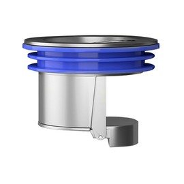 1Pcs Shower Floor Drain Backflow Preventer, Drain Valve Sewer Core, Floor Drain Anti-backflow Plug for Floor Water Drainage (Silver Plated)