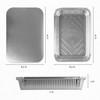 PLASTICPRO Disposable 4 LB Aluminum Takeout Tin Foil Oblong Baking