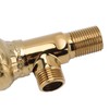 Angle Stop Valve Gold Antique Full Copper Carving Thicken Cold