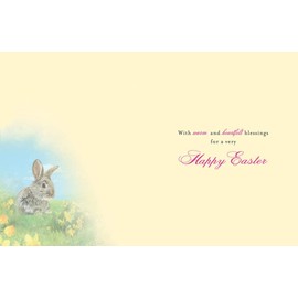 Piccadilly Greetings Traditional Easter Card Niece - 8 x 6 inches,Blue