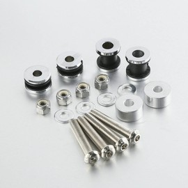 XFMT Front Docking Hardware Kit Compatible with Harley Softail 1984-1999 Detachable Sissy Bar Rack (Replaces # 53531-95B)