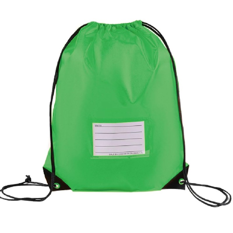 CODOBON Drawstring Backpack Draw String Bags Cinch Polyester Bag for