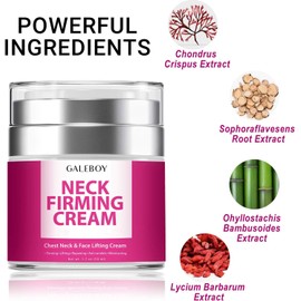 Galeboy Neck Firming Cream, Moisturizer for Neck & Décolleté, Neck Cream, Collagen Formula For Skin Tightening Cream
