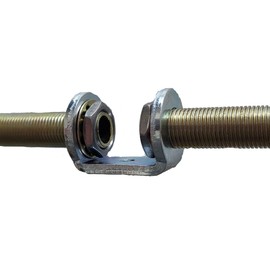 B&P Lamp® 1/8 IP X 36 Inch All Thread Pipe, 3/8 Inch Diameter, Zinc Plated Steel for Floor and Table Lamp Restoration