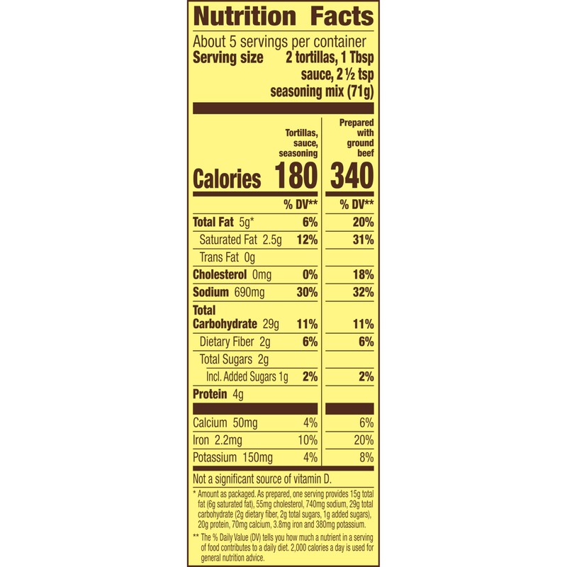 Old El Paso Soft Taco Dinner Kit with Flour Tortillas,