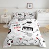 Feelyou Kids Guitar Comforter Set Full Size Rock Music Comforter