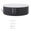 Wall Light Round Shape Aluminum Alloy 3 Beams Modern Wall