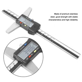 0.01mm 0-150mm Resolution Digital Depth Ruler High Precision Stainless Steel Digital Depth Caliper Professional for Clear Depth Measurement