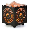 CRYSTAL DECOR Himalayan Pink Salt Lamp Basket & Dimmer Cord