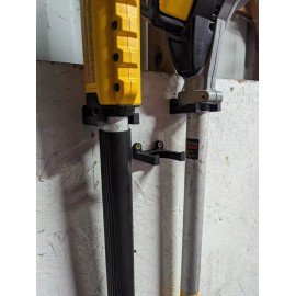 ulovemydeals Wall Mount Hanger for DeWalt 20V MAX Trimmer Pole Saw DCPS620, DCPH820, 620M1 - Yellow