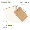 300 Blank Notebooks, Mini Word Card with Keychain, Vocabulary Book