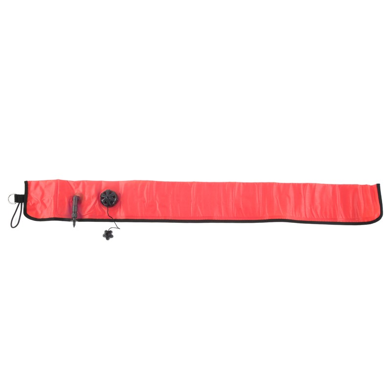 Diving Surface Marker Buoy Diver Inflatable Safety Signal Tube with