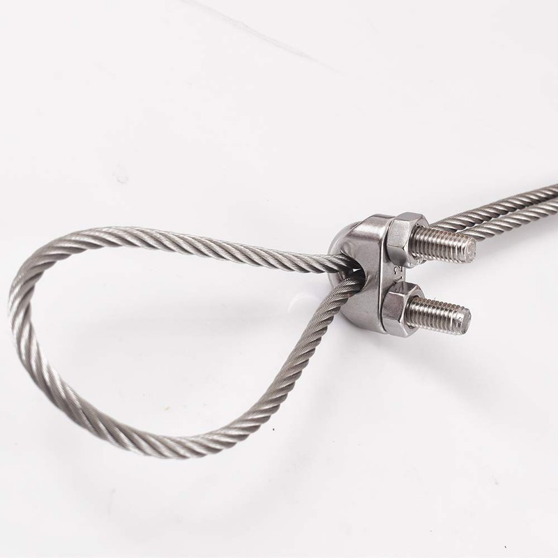 Cozihom 1/2 Inch M12 Wire Rope Cable Clip Clamp, 304