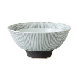 Hasami Ware 72402 Lightweight Rice Bowl (Large), Sensuji Tokusa Pattern, Blue