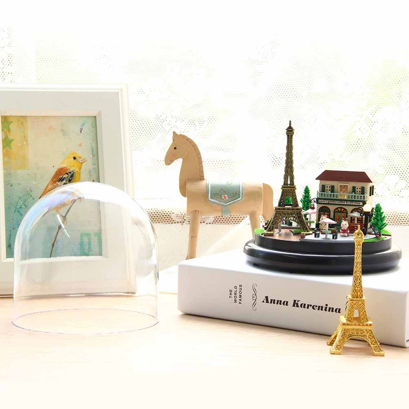 DIY Doll House Music Box Miniature House Toy Kit with