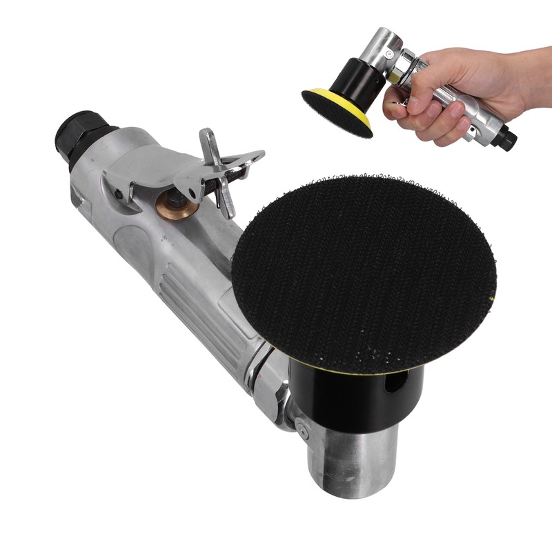 27Pcs Air Sander Aluminum Alloy Right Angle Miniature Pneumatic Sandpaper