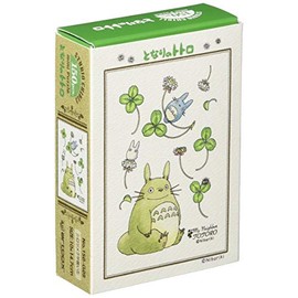 150-G09 which bloomed Totoro collage art series of two white clover is a 150 piece mini puzzle