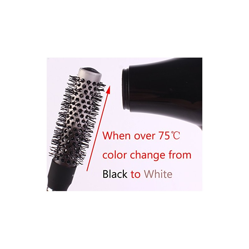 PERFEHAIR Round Thermal Brush Set, Professional Nano Ceramic & Ionic
