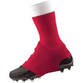 TCK Football Spat Cleat Covers (Red, Large)