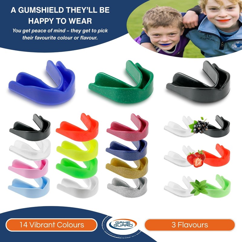 GAME GUARD Boil & Bite Mouth Guard/Gum Shield – Mouldable
