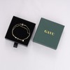 GAVU Double Chains 14K Gold Plated Cross Bracelet for Women,