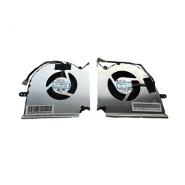 Siakoocty New CPU+GPU Cooling Fan Replacement for MSI GE75 GP75 GL75 WE75 VR MS-17E2 PABDD06015SL N414 N417 N384