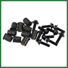 Motoforti 10pcs M5 Motorcycle Windscreen Screw Fairing Windscreen Bolt Black