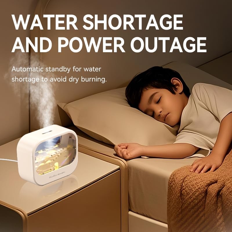 Essential Oil Diffuser, Cute Humidifier with 7 LED Light Colors,