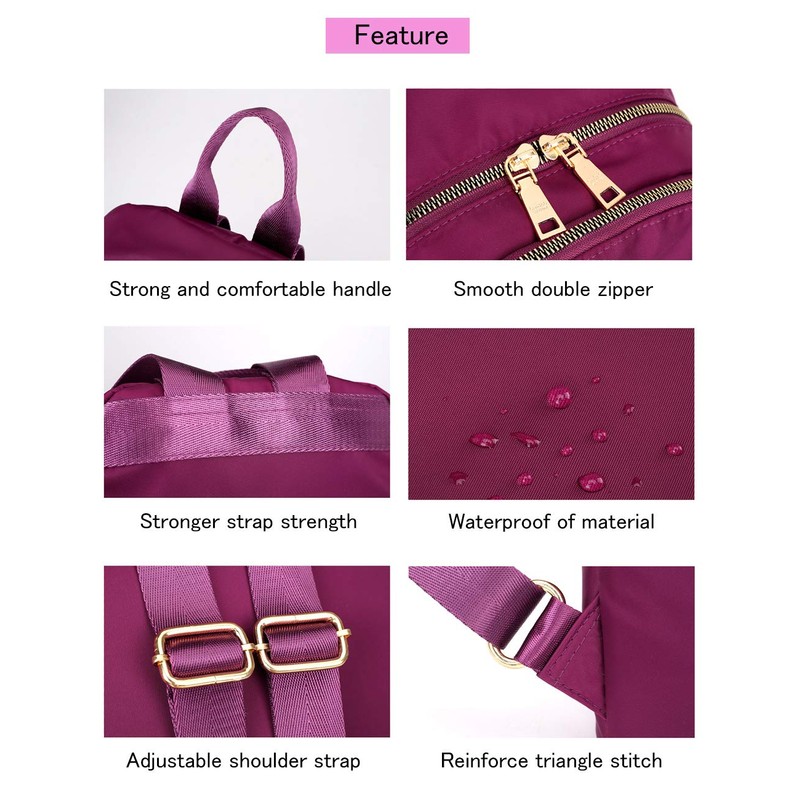 Backpack Purse for Women Small Rucksack Fashion Mini Daypack Shoulder