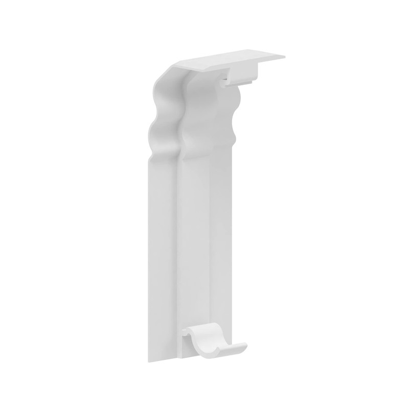 Cablecoach Connector for ‘Berliner Profil’ skirting board made of PVC