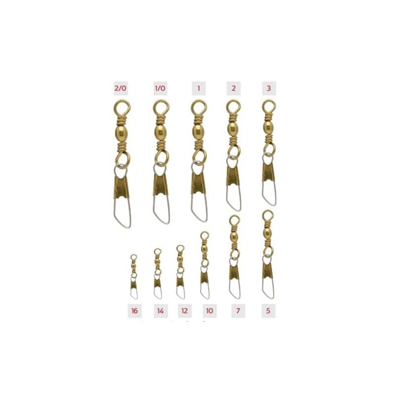 Pucci 15BBS1/02PK Swivel Snap Brass