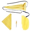 4Pcs Sax Mouthpiece Brush Kit Lightweight Portable Reliable Wiping Cloth