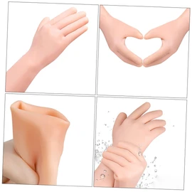 Ipetboom Warm Gloves Women Long Moisturizer Gloves for Dry Skin Anti-cracking Hand Covers Cream