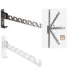 Baitang Foldable Clothes Hanger, Coat Hook, Aluminium Alloy Hook, Wall